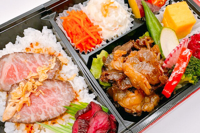 焼き芋の時間-厳選霜降り黒毛和牛のすき焼き弁当（黒毛和牛ローストビーフ）