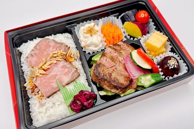 焼き芋の時間-【期間限定】黒毛和牛ローストビーフと牛ヒレステーキ弁当