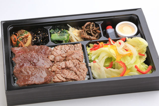 焼肉 まんぷく-厳選和牛カルビと牛ハラミの焼肉弁当