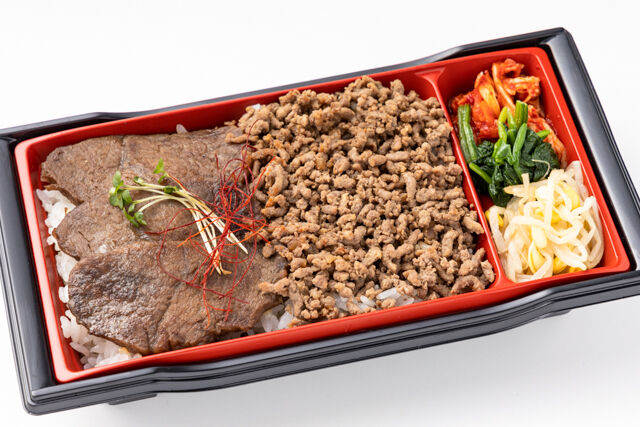 焼肉 韓味-和牛ロースと和牛そぼろ重