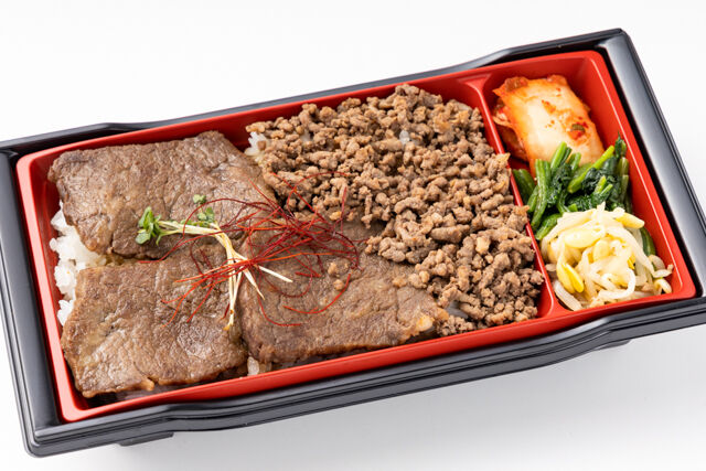 焼肉 韓味-和牛ハラミと和牛そぼろ重