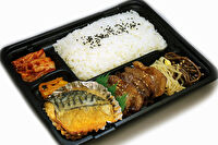 焼肉屋さんのお弁当-【コラボ弁当C】炭火焼肉・鯖の塩焼