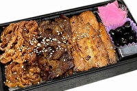焼肉屋さんのお弁当-炭火焼肉盛り重
