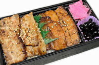 焼肉屋さんのお弁当-炭火焼豚ハーフ重（サムギョプサル・豚カルビ）