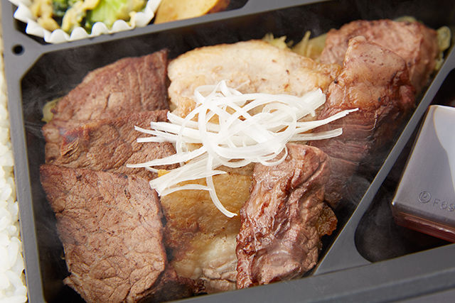 炭火焼肉 やなぎ家-【温まる】やなぎ家ミックス弁当（カルビ、サガリ、ひこま豚）