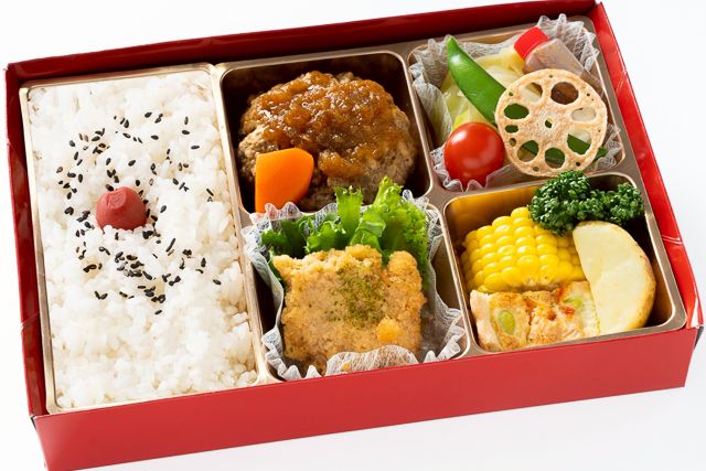 【シャインレッド紙箱】黒毛和牛ハンバーグの懐石風アソートBOX