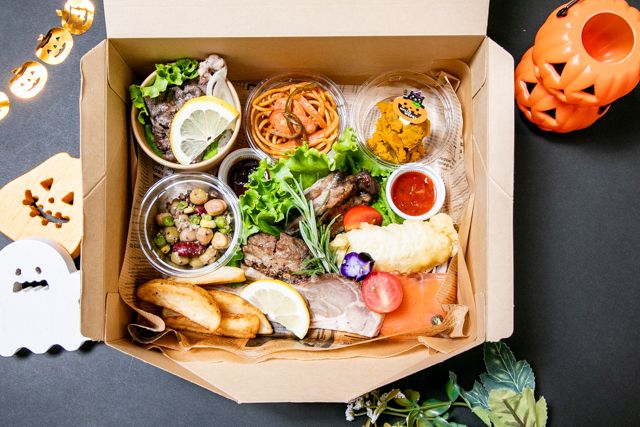 用賀GRILL ～Season Select Label～-【ハロウィン限定】【お1人様オードブル】華やかBOX～ハラミ～