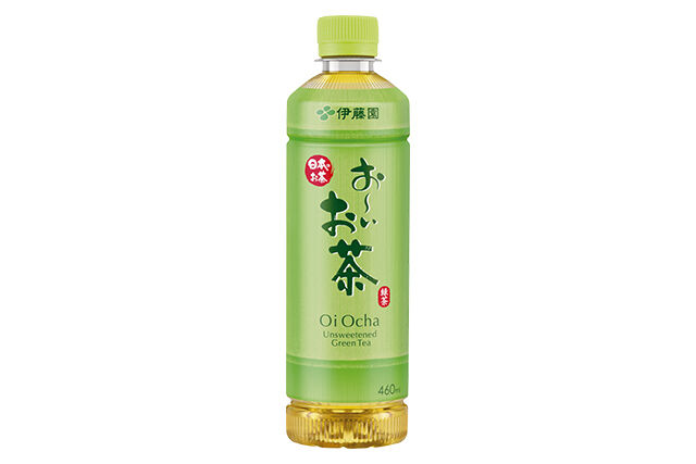 米沢牛の案山子-お～いお茶（460ml ペットボトル）