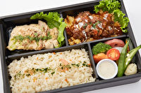 ユメズキッチン-ビーフシチュー＆チキンの香草焼弁当