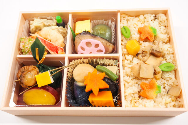ゆしま扇-松茸弁当