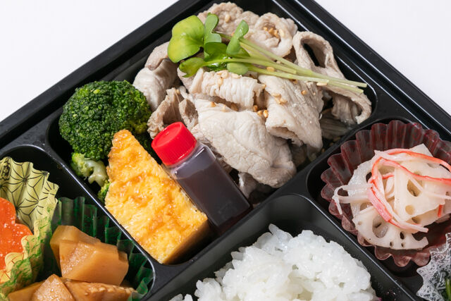 遊食彩旬 乃'SAN-ルイビ豚しゃぶ弁当（一夜寝かせ）