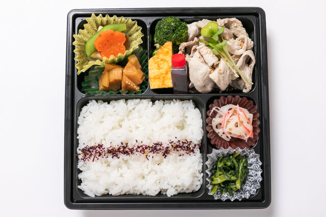 遊食彩旬 乃'SAN-ルイビ豚しゃぶ弁当（一夜寝かせ）