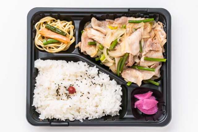 ザンギ弁当の店 たまちゃん-豚バラ塩炒め弁当
